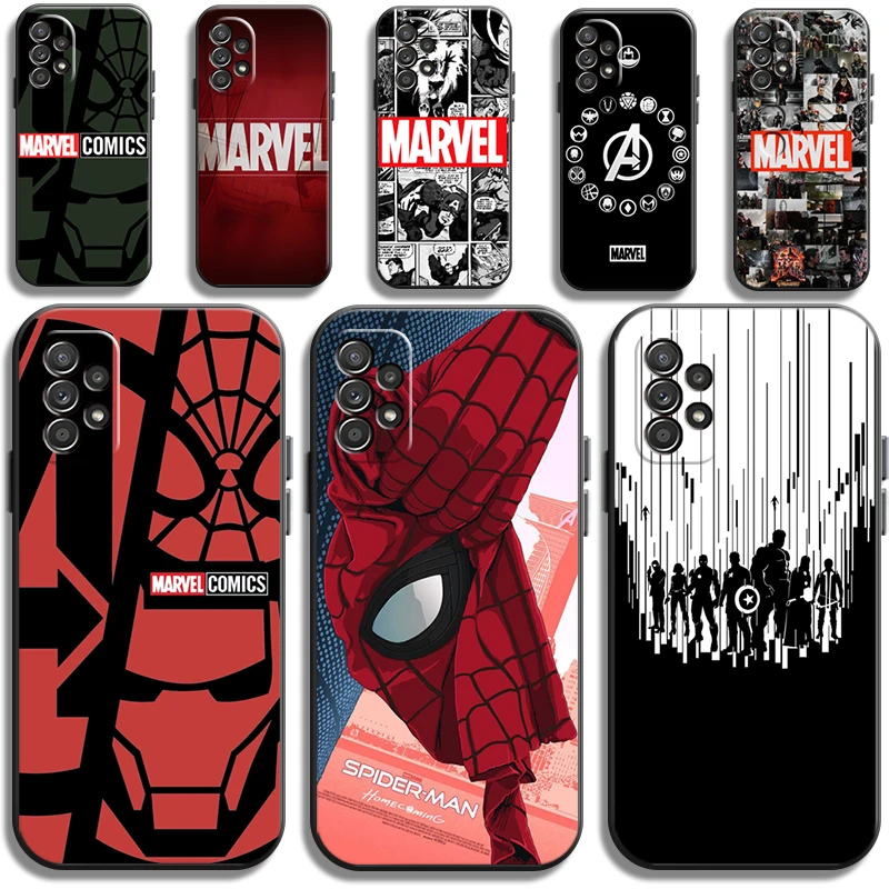 

Marvel Spiderman Phone Cases For Samsung Galaxy A21S A31 A72 A52 A71 A51 5G A42 5G A20 A21 A22 4G A22 5G A20 A32 5G A11 Carcasa