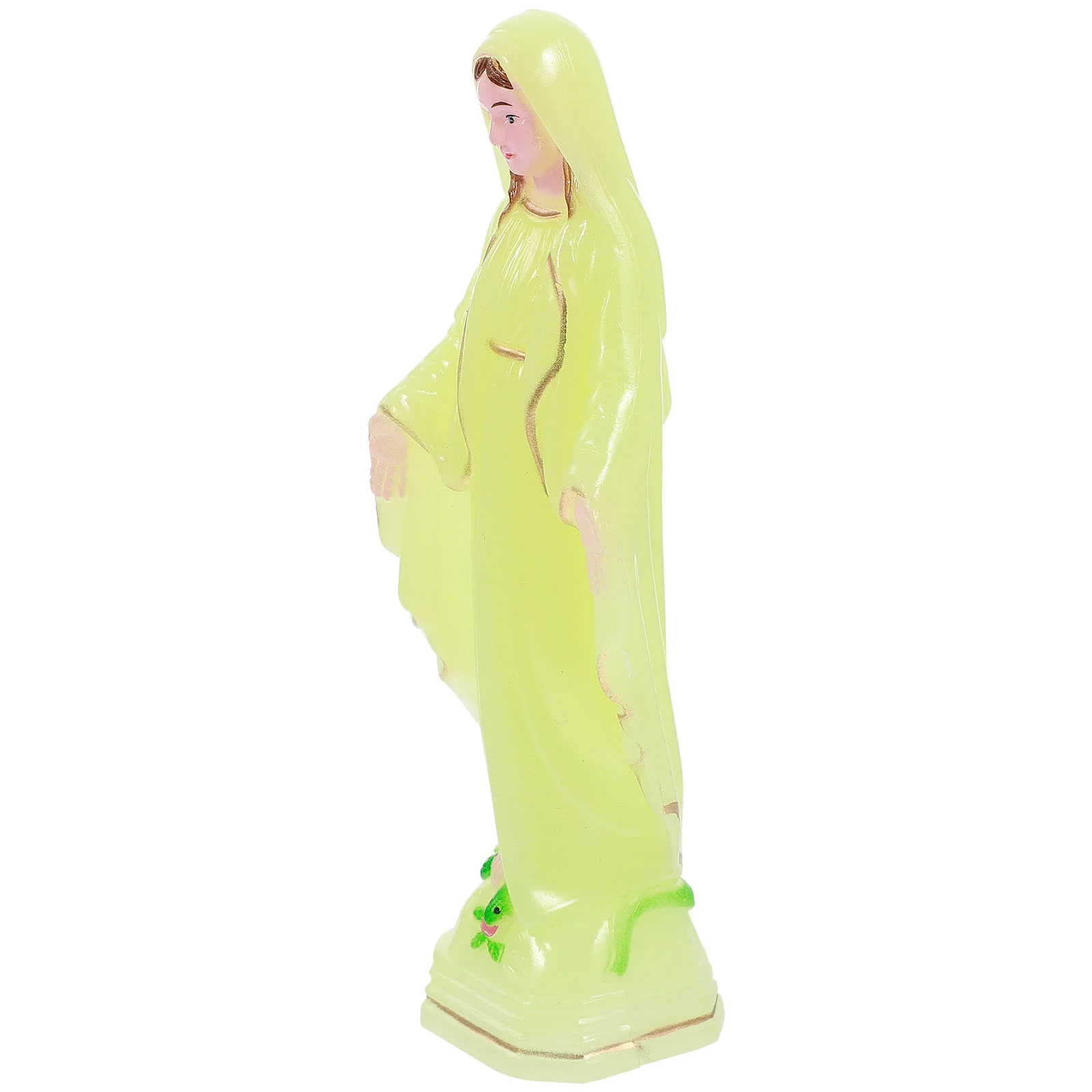 

Mary Statue Virgin Figurine Religious Catholic Mother Ornament Lady Nativity Statues Figure Fatima The Our Grace Figurines Table