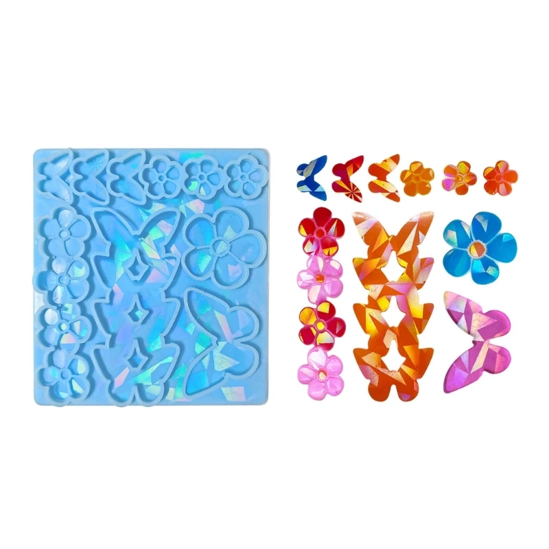 

4XBE Hair Clip Silicone Mold Hair Pin Epoxy Resin Mold for Girl Women