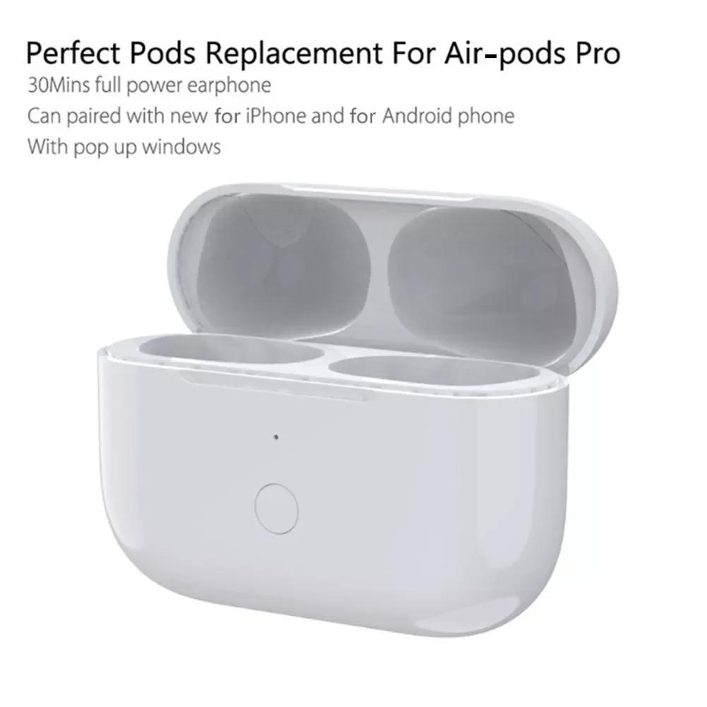 Replacement Wireless Charging Case Box for Airpods Pro Bluetooth Earphone 660mAh Battery Charger Case Pairing Pop-ups Windows enlarge