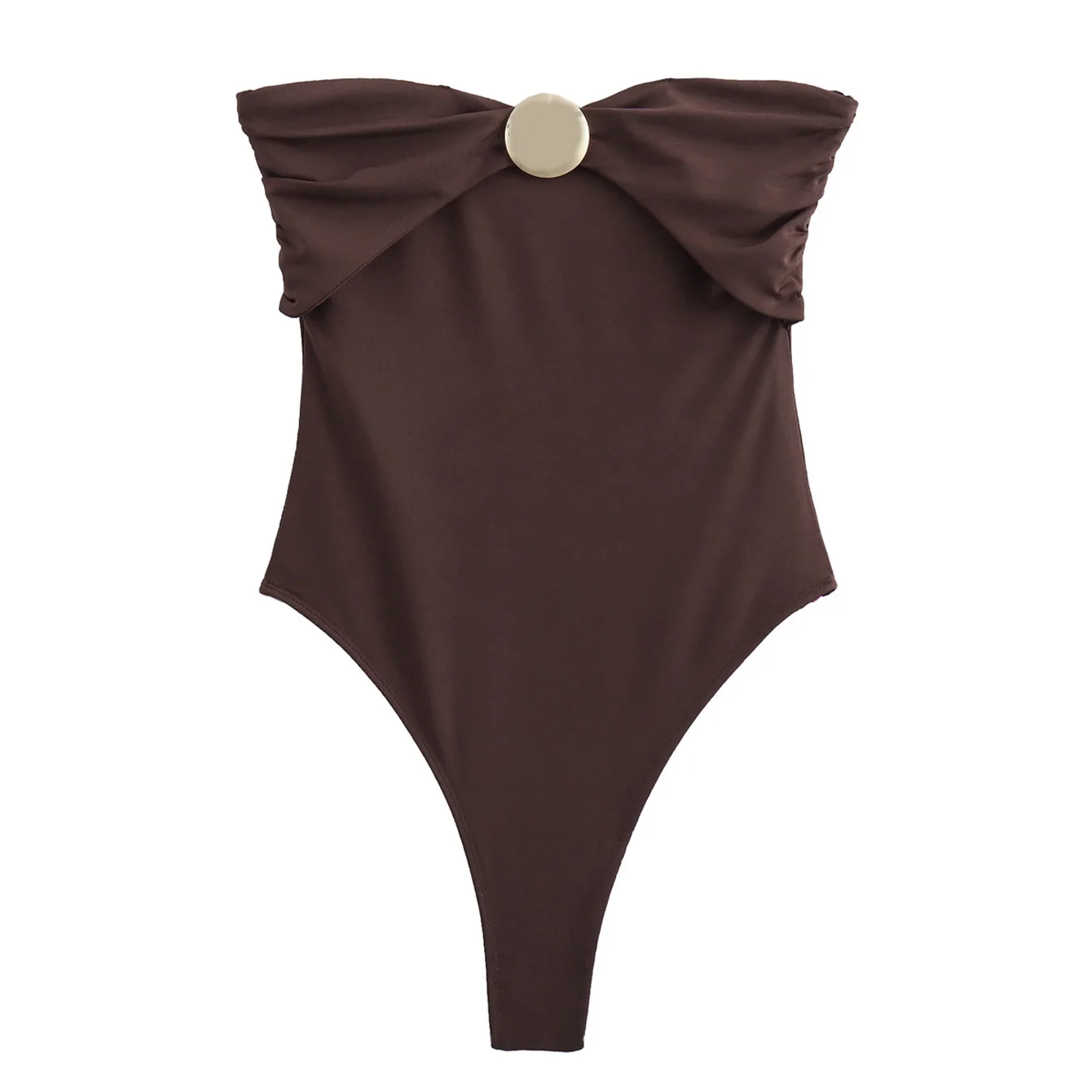 UNIZERA damskie seksowne body klubowe z metalowymi akcesoriami bez rękawów pełne pokrycie cekinowe całoroczne Slim Fit p...