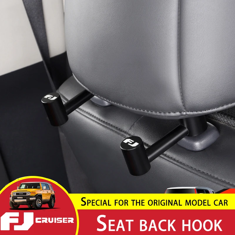 

For Toyota FJ Cruiser Seat Back Hook Aluminum Alloy Seat Back Storage Organizer FJ Cruiser Fastener Clip Interior Accessories