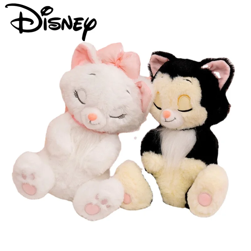

Disney Anime Peripheral Figaro Marie Cat Sleep Plush Doll 25CM Cute Plush Rag Doll Companion Doll Pinocchio Movie & TV Unisex