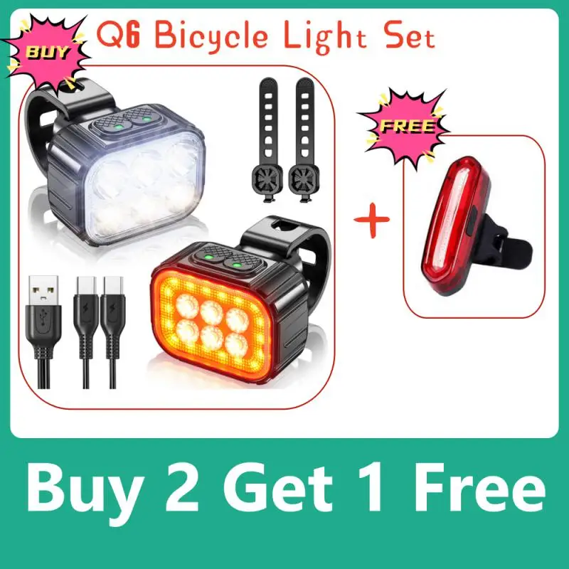 

Фонарь для велосипеда, яркий передний и задний фонарь, USB зарядка, подсветка для горного и дорожного велосипеда, аксессуары для велоспорта