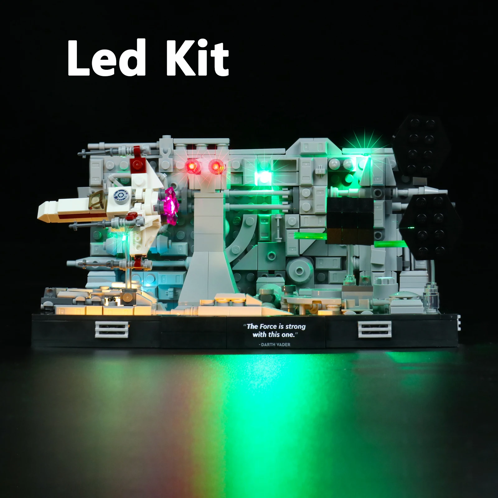

Newest LED Light Set For Wars 75329 Trench Run Diorama Building Brick Lamp Toys Kit Only Lighting Kit Decoration No Model