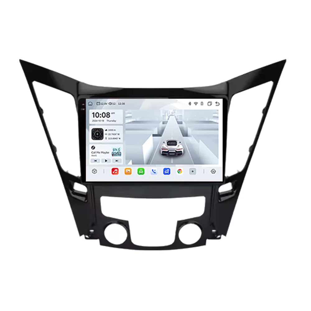 HTZM для Hyundai Sonata 6 YF i40 i45 2011-2015 Carplay Android Авто Мультимедийное радио WiFi 4G Навигация GPS