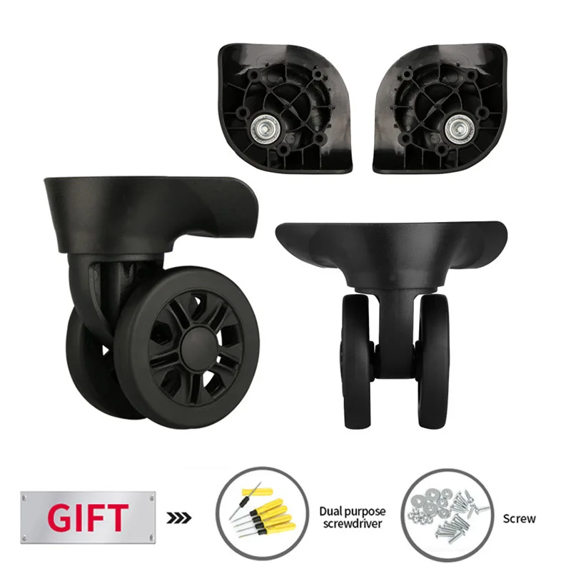 W170 Trolley Wheel Travel Luggage Luggage Pulley Wheel Mute Wheel Wear-resistant Parts Repair Universal Wheel 20/26 Inch Casters