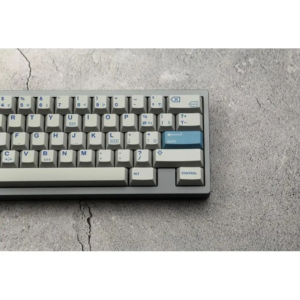 

Vintage Gray Blue PBT DYE SUB Keycaps Cherry Profile Full Set 150 Keys Mechanical keyboard Key Caps for PC Laptop Gamer DIY Sets