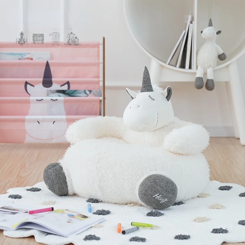

Children's Little Sofa Cartoon Girl Baby Pet Lazy Baby Cute Unicorn Sofa Living Room Furniture