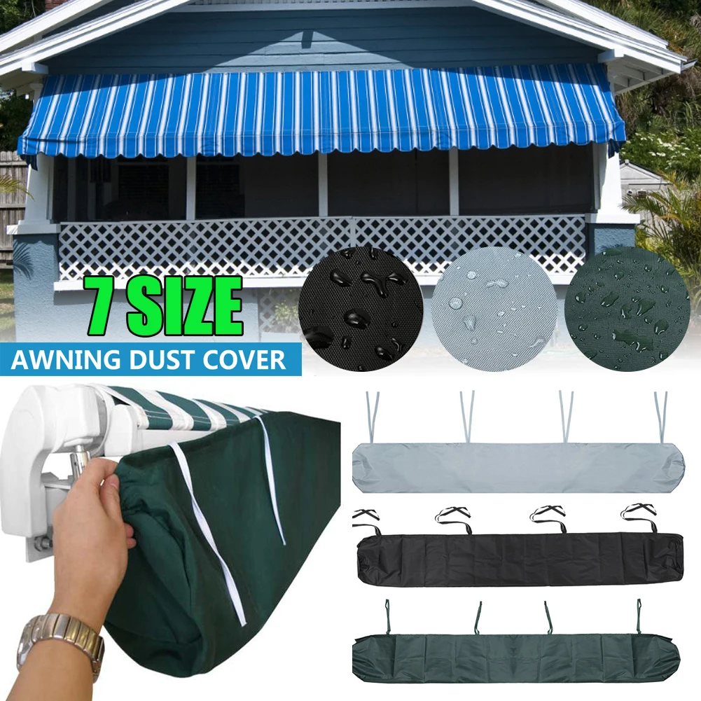 Patio Awning Protector Cover Patio Garden Rain Shed Storage 