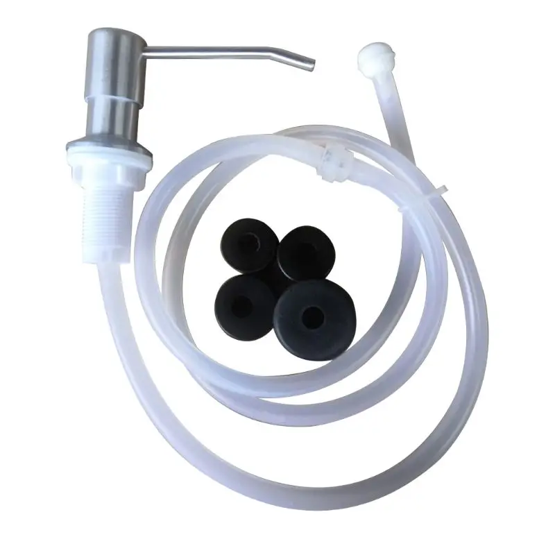 

1Set Stainless Steel Sink Liquid Soap Dispenser Lotion Pump Extension Tube
