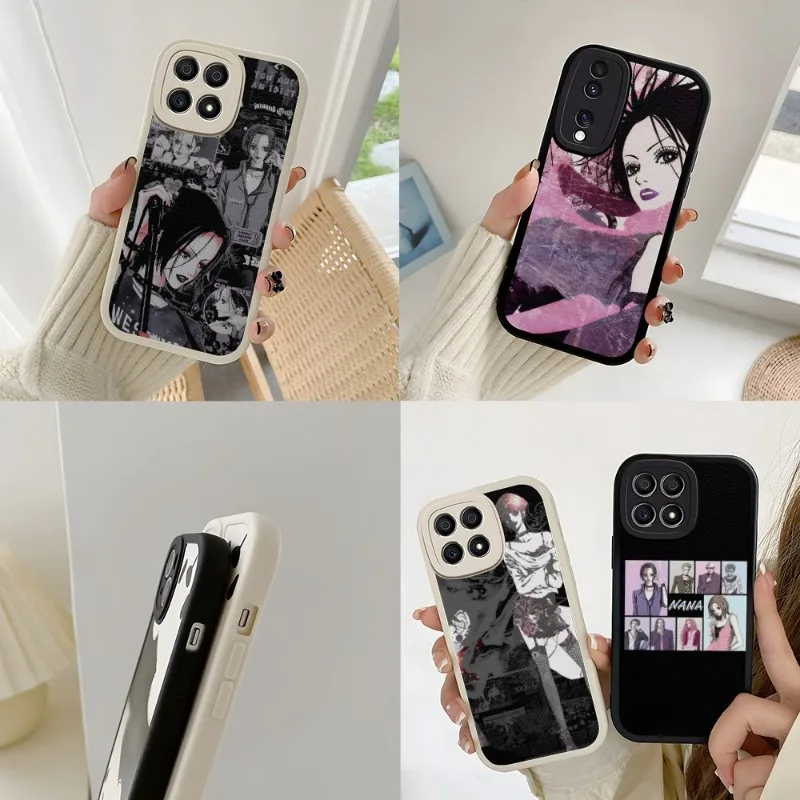 

Nana Osaki Anime Phone Case For OPPO Reno 8 6 7 5 A52 A55 A57 A92s A97 A93 96 K10 Pro Plus FINDX3 5 Back Lambskin Cover