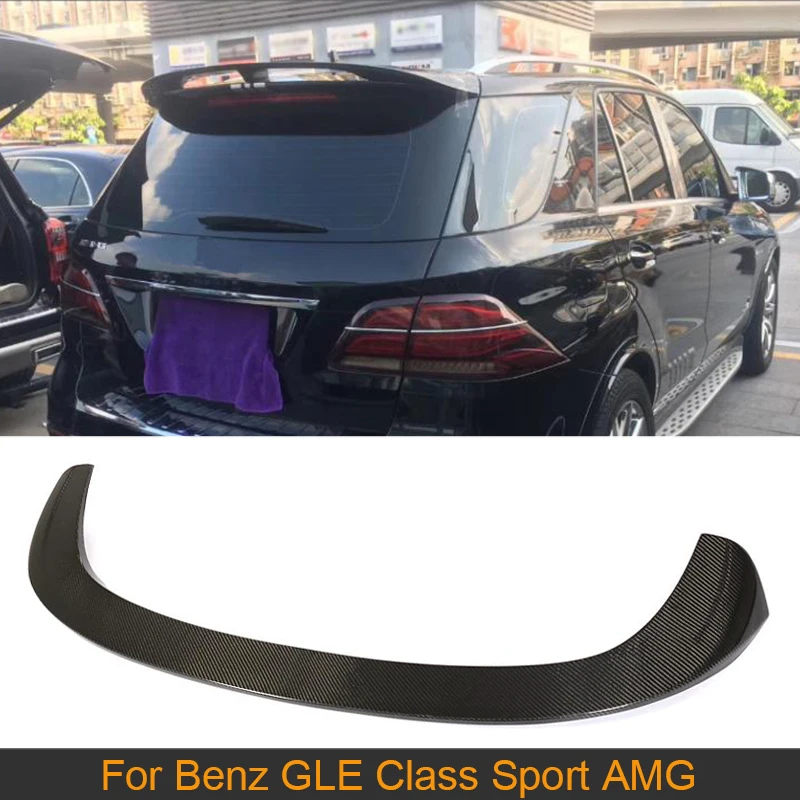 

Carbon Fiber Rear Roof Lip Spoiler For Mercedes Benz GLE Class GLE300 350 400 450 500 550 GLE43 GLE63 AMG 2016 - 2018 Rear Wing