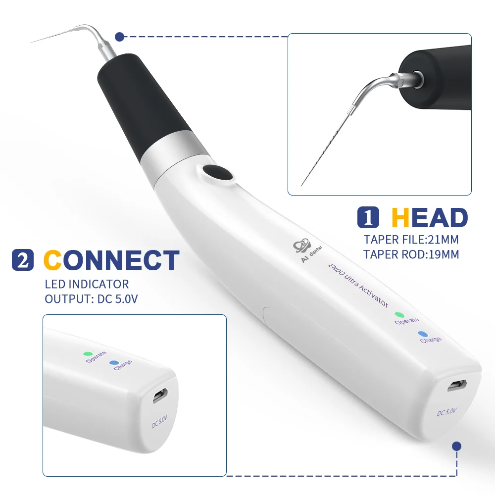 

Tooth surgical equipment endo ultrasonic activator irrigator handpiece Endo-IR root canal treatment cordless dentist tools