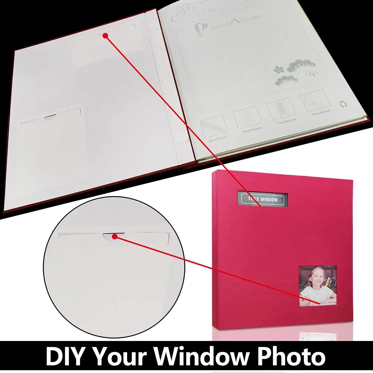 Старший самоклеящийся фотоальбом с магнитной сборкой DIY Юбилейная книга воспоминаний для младенца, свадьбы, семейных альбомов держится на месте.