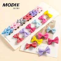 modie girl 24pcsset new fashion childrens bow hair clip women baby cute popular hair accessories headdress 1005
