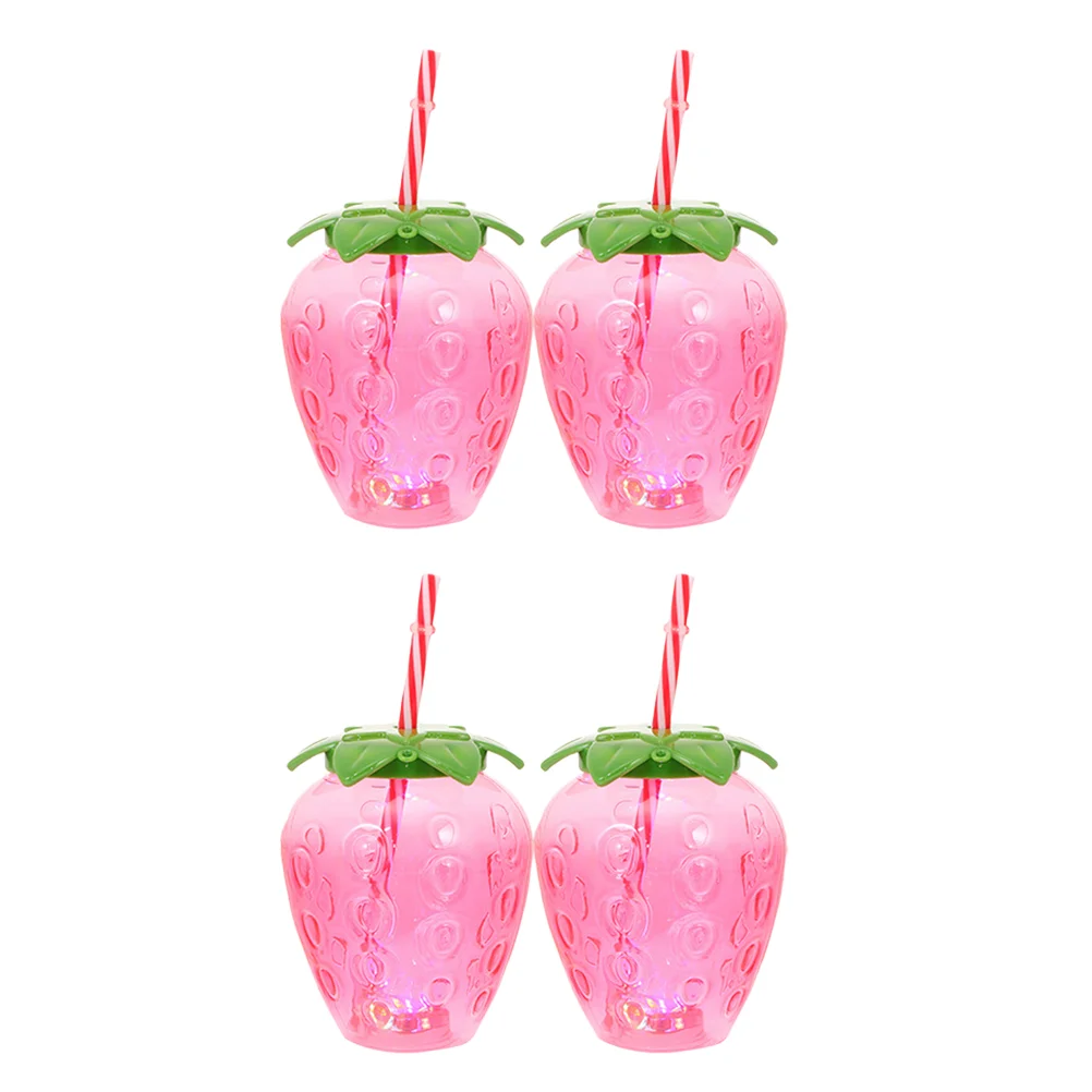 

Cups Party Cup Luau Strawberry Straw Hawaiiandrinking Drink Pineapple Sippy Glasses Tropical Beach Glass Bottle Supplies