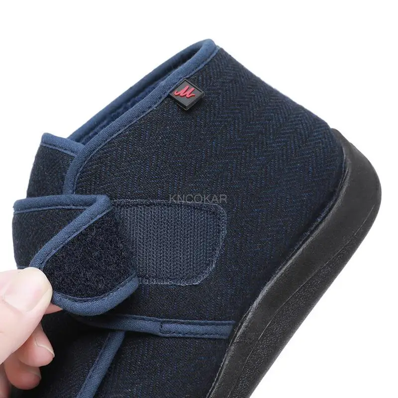 Новая зимняя война Ouders Katoenen Schoenen Breder En Dikke Gezwollen Mis requirede Voeten Kunnen Comfortabele Dragen