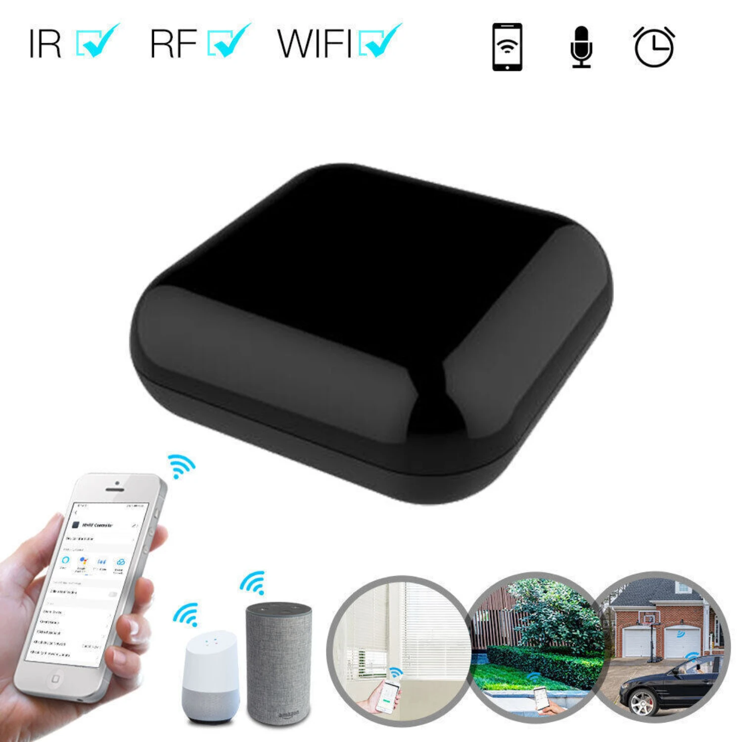 Бесшовный без усилий и удобный интеллектуальный Wi-Fi RF ИК-пульт дистанционного