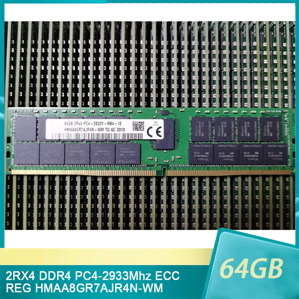 

For SK Hynix RAM 64G 64GB 2RX4 DDR4 PC4-2933Mhz ECC REG HMAA8GR7AJR4N-WM Server Memory High Quality Fast Ship