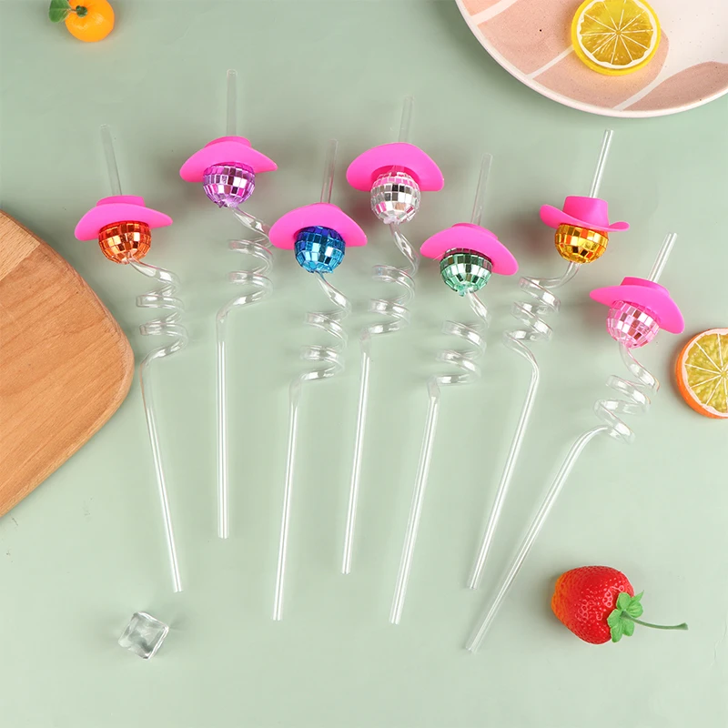 

1 шт., зеркальная ковбойская шляпа, соломинка для дискотеки