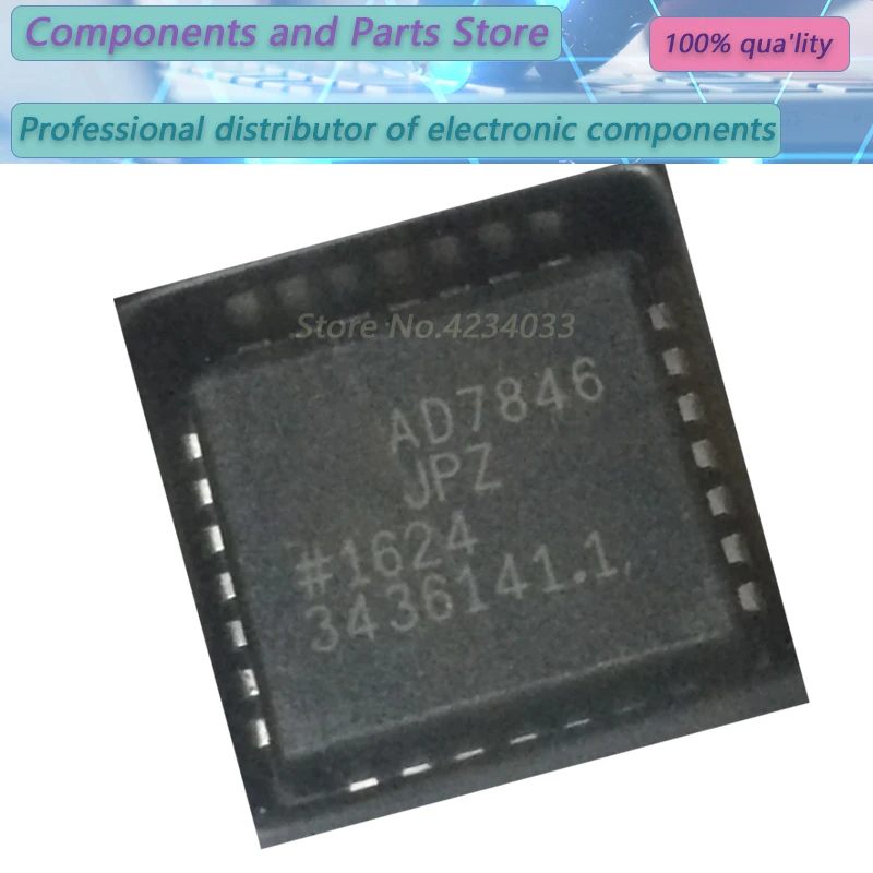 

1 шт. AD7846KPZ AD7846KP AD7846K PLCC-28 new100% AD78 46KPZ