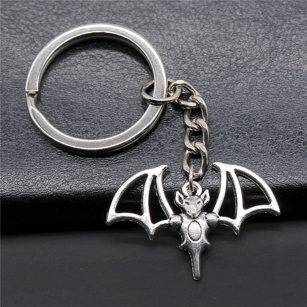 Металлическая цепочка-держатель сделай сам мужской брелок винтажный 2 цвета 33 х2 3