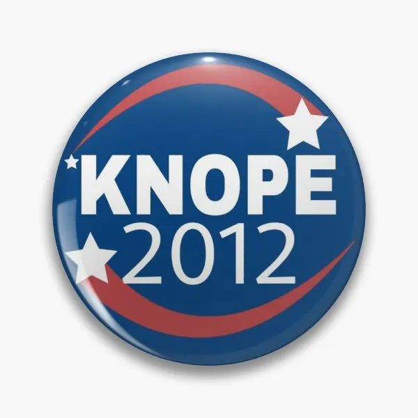 

Vote For Knope 2012 Customizable Soft Button Pin Hat Badge Collar Clothes Metal Women Brooch Decor Fashion Creative Lover Cute