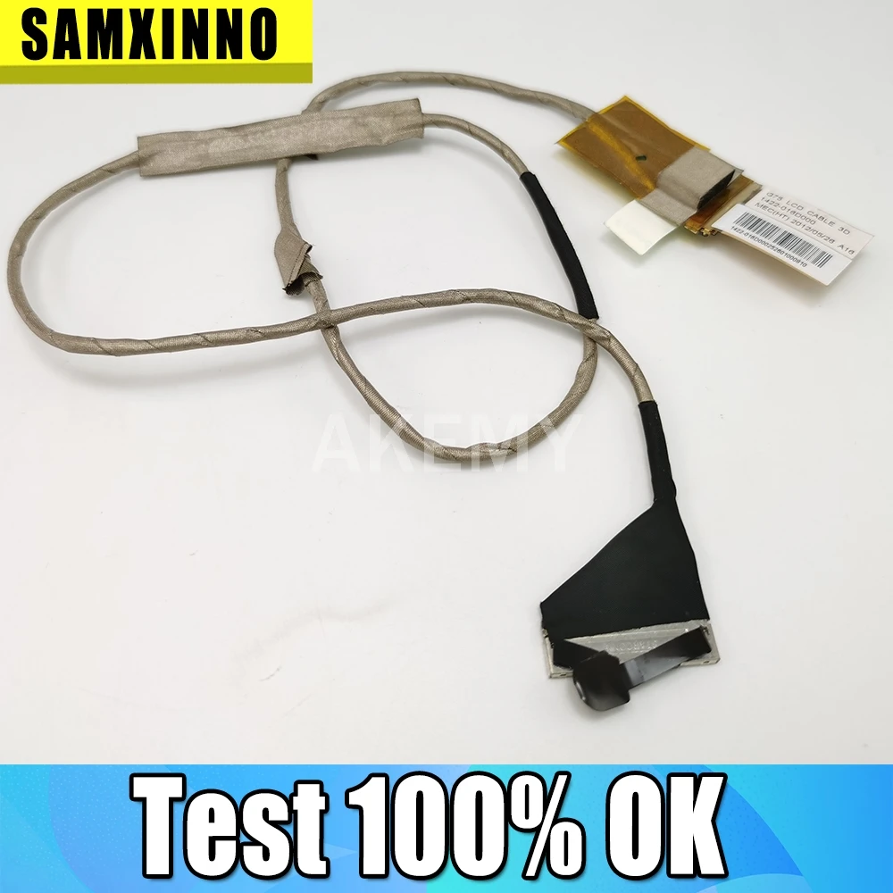 

Линия экрана для Asus G75 G75V G75VW G75VX 3D Встроенный кабель 1422-016D00 0 ЖК-кабель LVD работает хорошо, полностью протестирован, бесплатная доставка