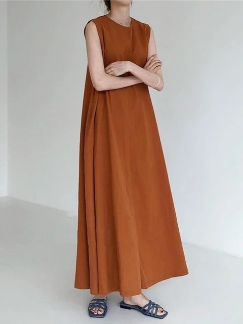GALCAUR Plain Dress For Female O Neck 