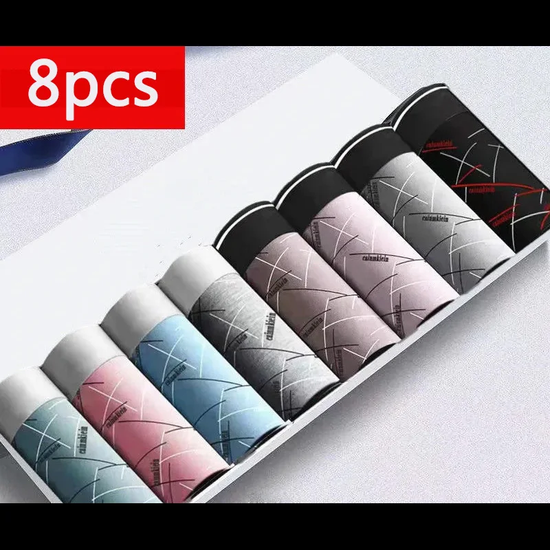 Men's Underwear Boxer Antibacterial Breathable Comfort Waist Shorts Boxer Shorts Boys Underpants