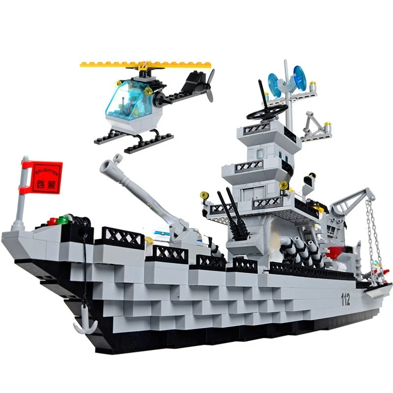 1560 шт. Детский конструктор корабль лего | Блочные конструкторы