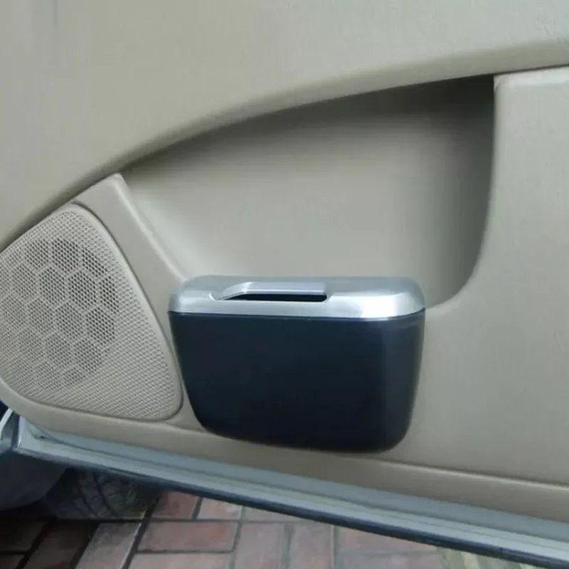 

Rubbish Box Dust Case Box Trash Can In Car Bag Car Organizer Box Waste Container Car Trash Bin Accessories For automobile