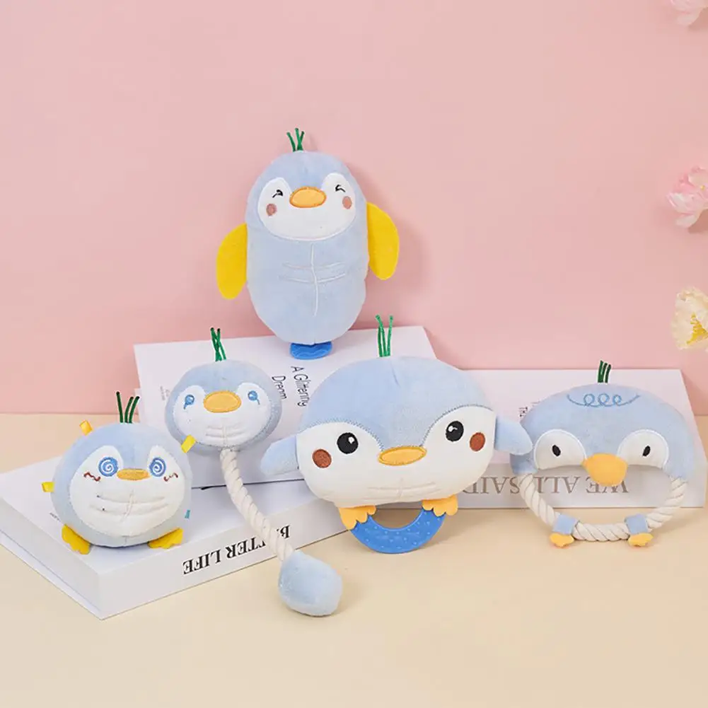 

Искусственная плюшевая игрушка в форме пингвина, жевательные игрушки, товары для домашних животных