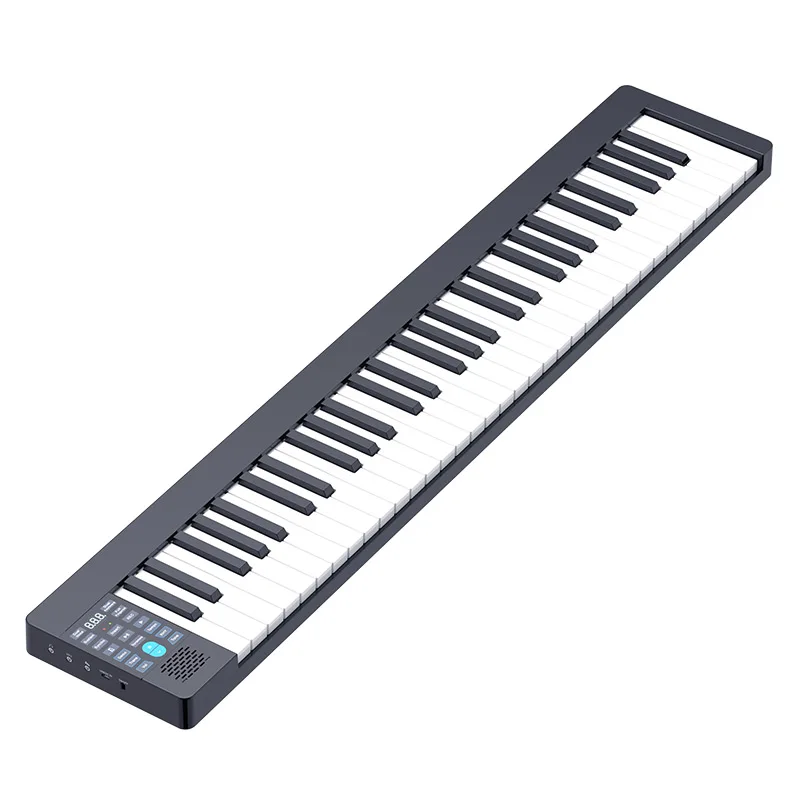 

61 Keys Folding Piano Professional Smart Folding Piano Portable Durable PVC+ABS Keyboard Beginner Instrument Piano