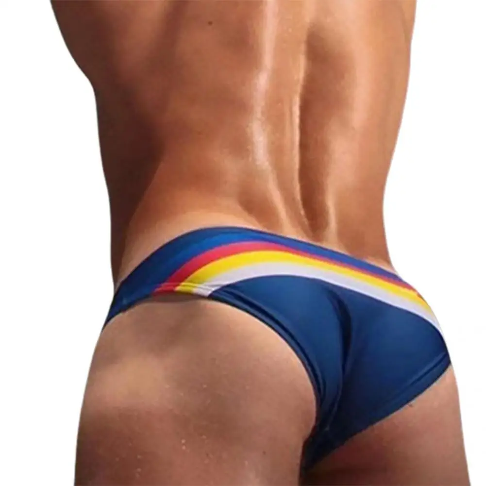 

Trendy Surf Briefs Skinny Stretchy Swimming Trunks Man Surf Swim Trunks for Spa Men Swimming Trunks