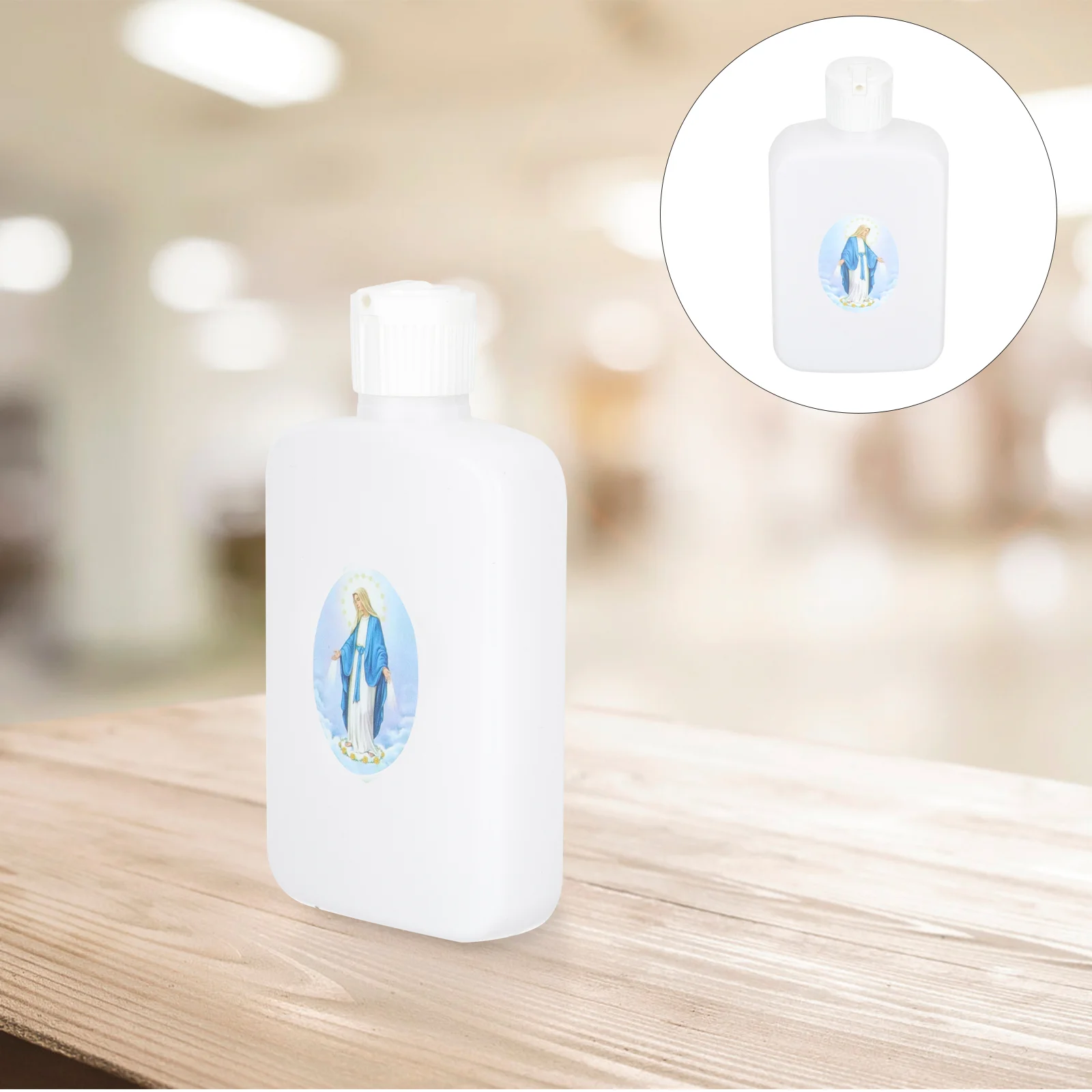 

Water Bottle Holy Bottles Containers Container Catholic Easter Religious Christian Baptism Mary Refillable Empty Potion Church