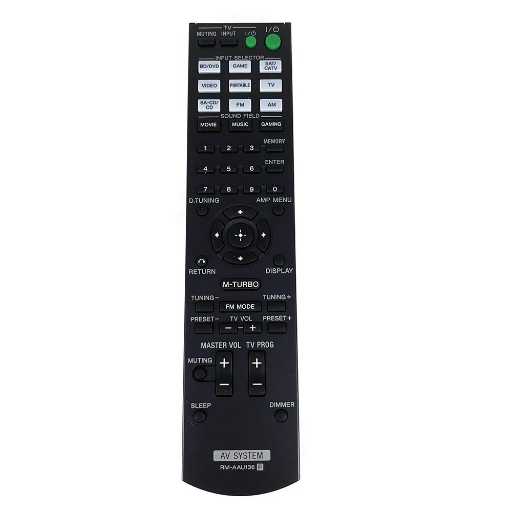Новинка, оригинальная система ресивера Sony RM-AAU136 AV, внешнее управление Новинка, оригинальная система ресивера Sony RM-AAU136 AV, внешнее управление