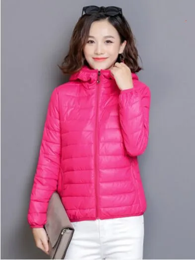 Women's Winter Parka Mujer Chaqueta Fashion Ultra Lightweight Warm Fall Hooded Streetwear Outlet Coat Women Winter Jackets 2022