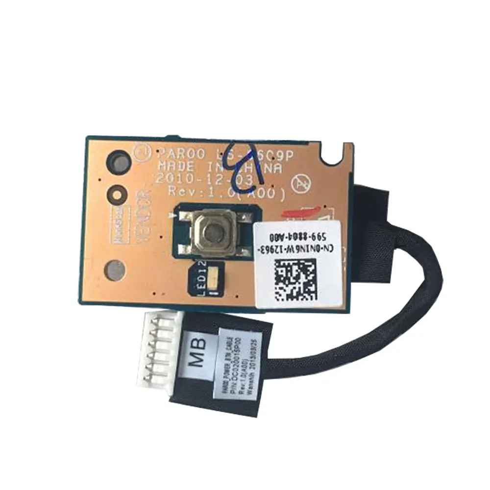 Для Dell Alienware M17X R3 R4 плата кнопки питания для ноутбука с кабельным переключателем