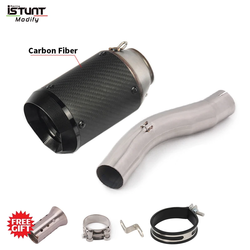 

Слипоны для SUZUKI GSXR 600 750 GSXR600 GSXR750 K8 K9 L1 2008-2010 выхлопная труба для мотоцикла с глушителем из углеродного волокна