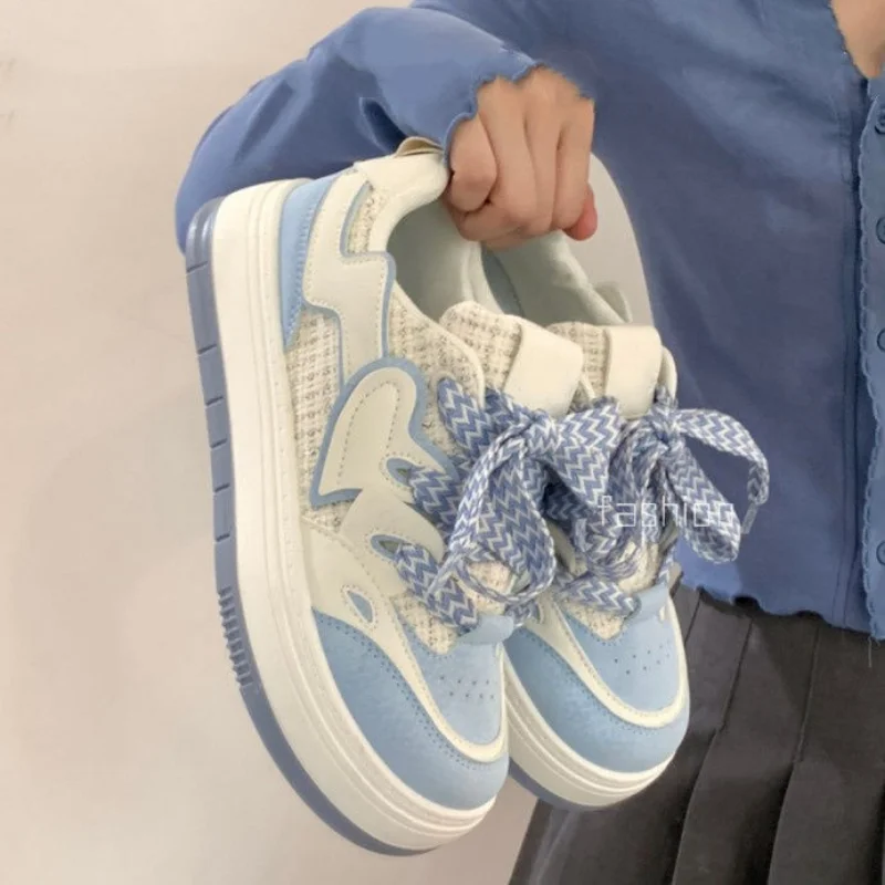 SHANPA Casual Cute Womens Platform Shoes Round Toe Elegant Fashion Breathable Love Heart Shoes Vulcanized Comfortable Mesh Shoes