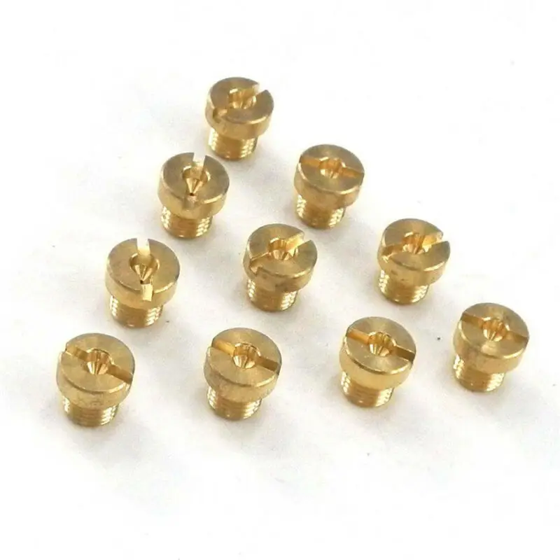 

10pcs Carburetor Nozzles M6 Thread Injector Nozzles Motorcycle Practical