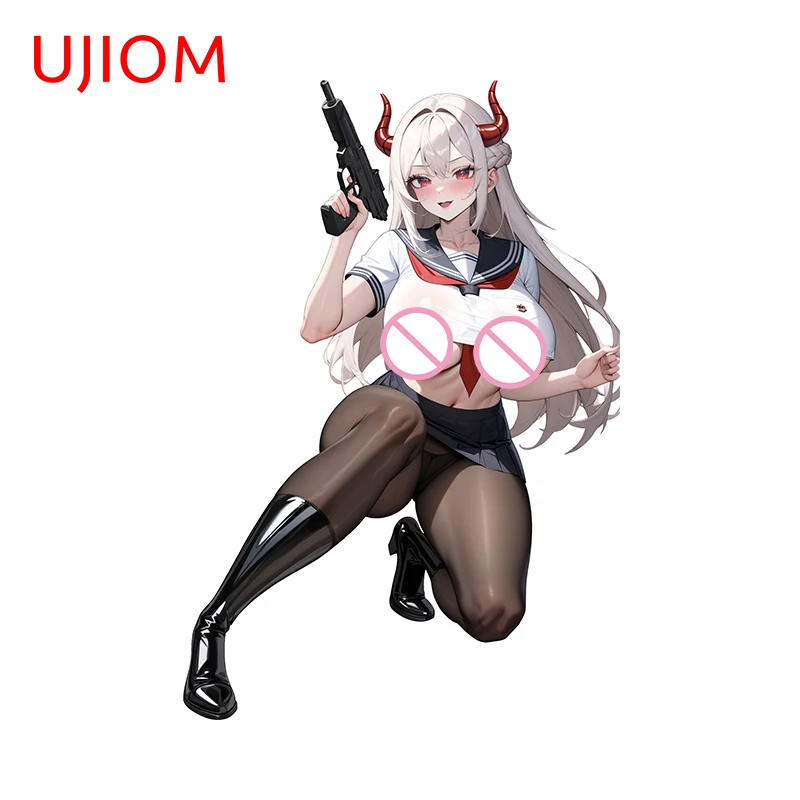 Наклейки для стен UJIOM Hanekawa Hasumi синие