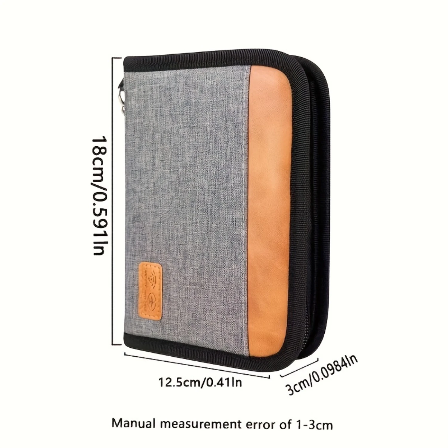 Компактный двойной складной дорожный кошелек для паспорта — надежная