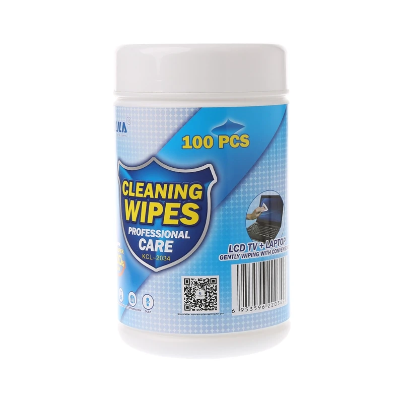 

100PCS/set 2022 New Screen Cleaning Cleaner Wet Wipes Tissues for Laptop TV IPad Telephone Camera Lens Cleaning Wipes