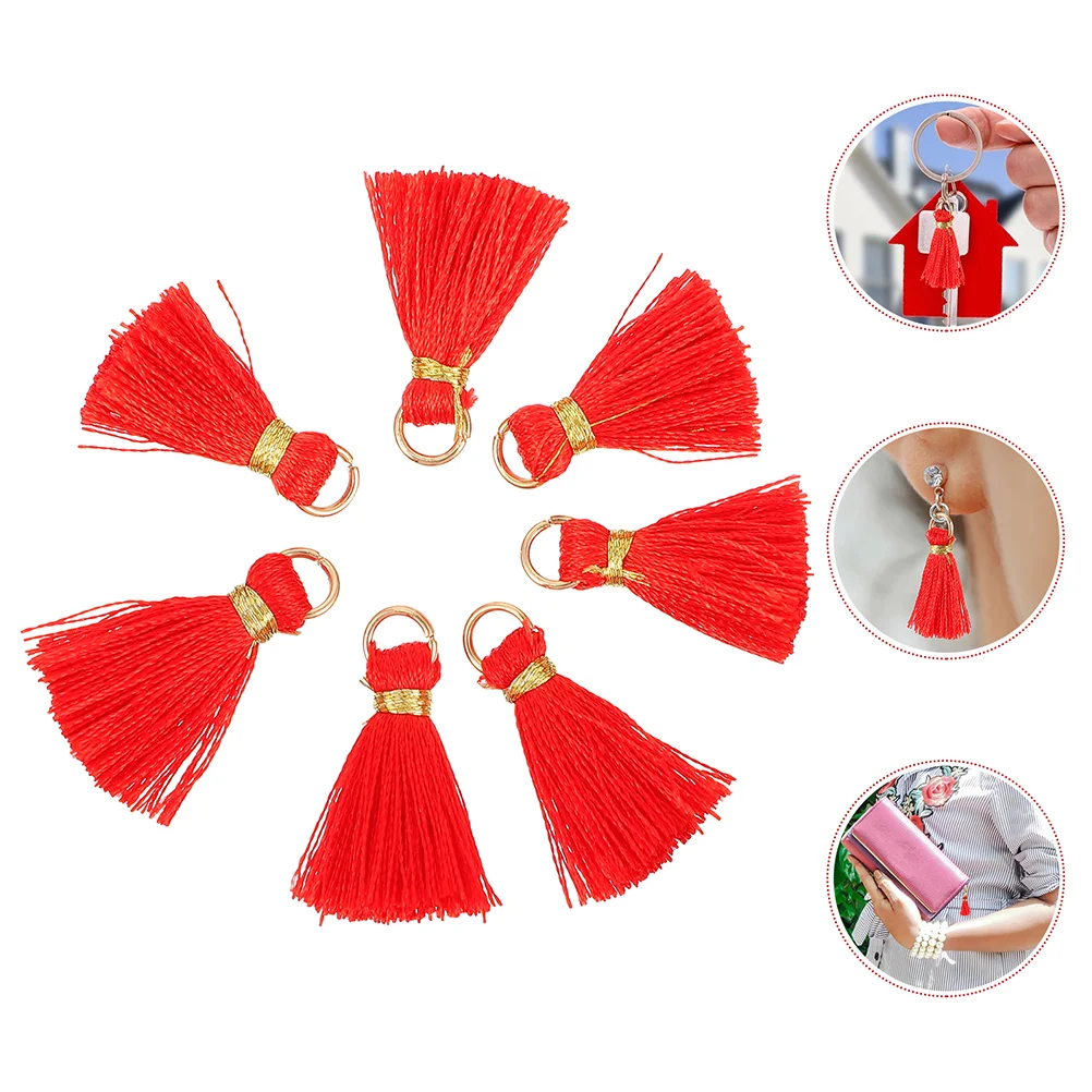 

Tassels Tassel Keychain Mini Charms Tinyearring Crafts Bulk Colorful Jewelry Necklace Collar Diydiytassels Charm Wallet Fringe