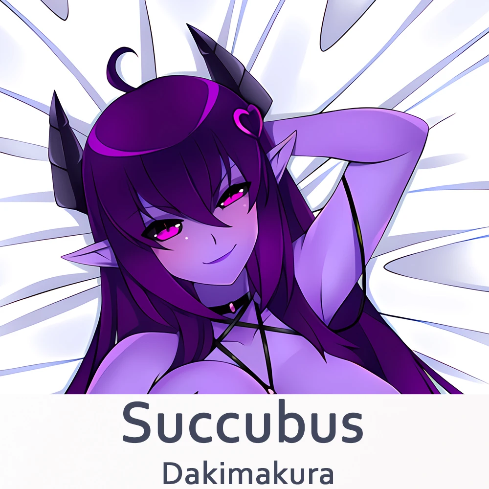 Succubus Dakimakura 2WAY Чехол для тела в стиле аниме отаку Подушка подушки Рождественские