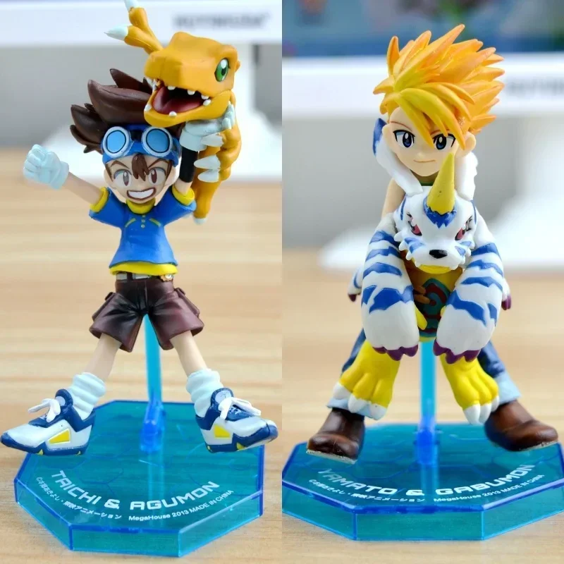 Новый 11 см Digimon Adventure Yagami Taichi Ishida Yamato Рисунок Kawaii Фигурка Коллекция игрушек Аниме
