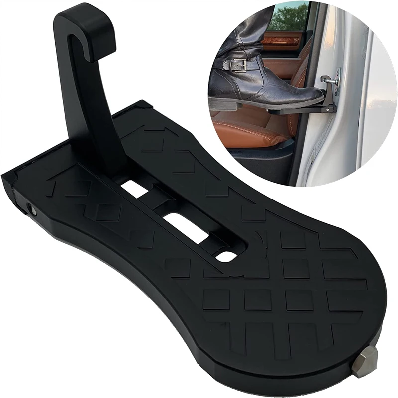 Foldable Car Roof Rack Step Car Door Step Multifunction Aluminium Alloy Safety Hammer Universal Latch Hook Auxiliary Foot Pedal